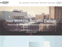 Tablet Screenshot of agmbenefitsolutions.com